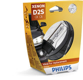 Philips Xenon lamp Vision D2S 85122VIS1 Light Bulb Blister Pack (one piece) - Black/clear